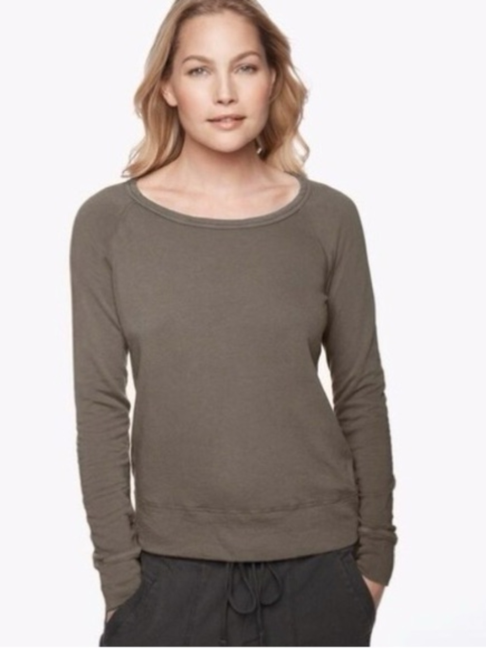 James Perse Vintage French Terry Sweatshirt